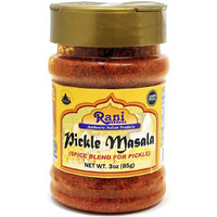 Rani Pickle (Achar) Masala Natural Indian Spice Blend 3oz (85g) PET Jar ~ All Natural | Vegan | Gluten Friendly | NON-GMO | No colors | Indian Origin