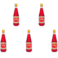 Pack of 5 - Hamdard Rooh Afza - 800 Ml (28.22 Fl Oz)