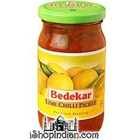 Bedekar Lime Chili Pickle (400 gm bottle)