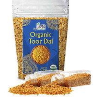 Jiva Organics Toor Dal - 2 lbs (2 lbs bag)