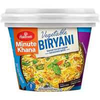 Haldiram's Instant Vegetable Biryani - Basmati Rice with Veggies and Aromatic Spices (2.46 oz pack)