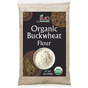 Case of 12 - Jiva Organics Organic Buckwheat Flour - 2 Lb (907 Gm)