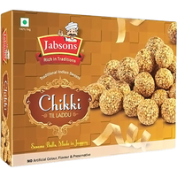 Case of 20 - Jabsons Chikki Til Laddu - 400 Gm (14 Oz)