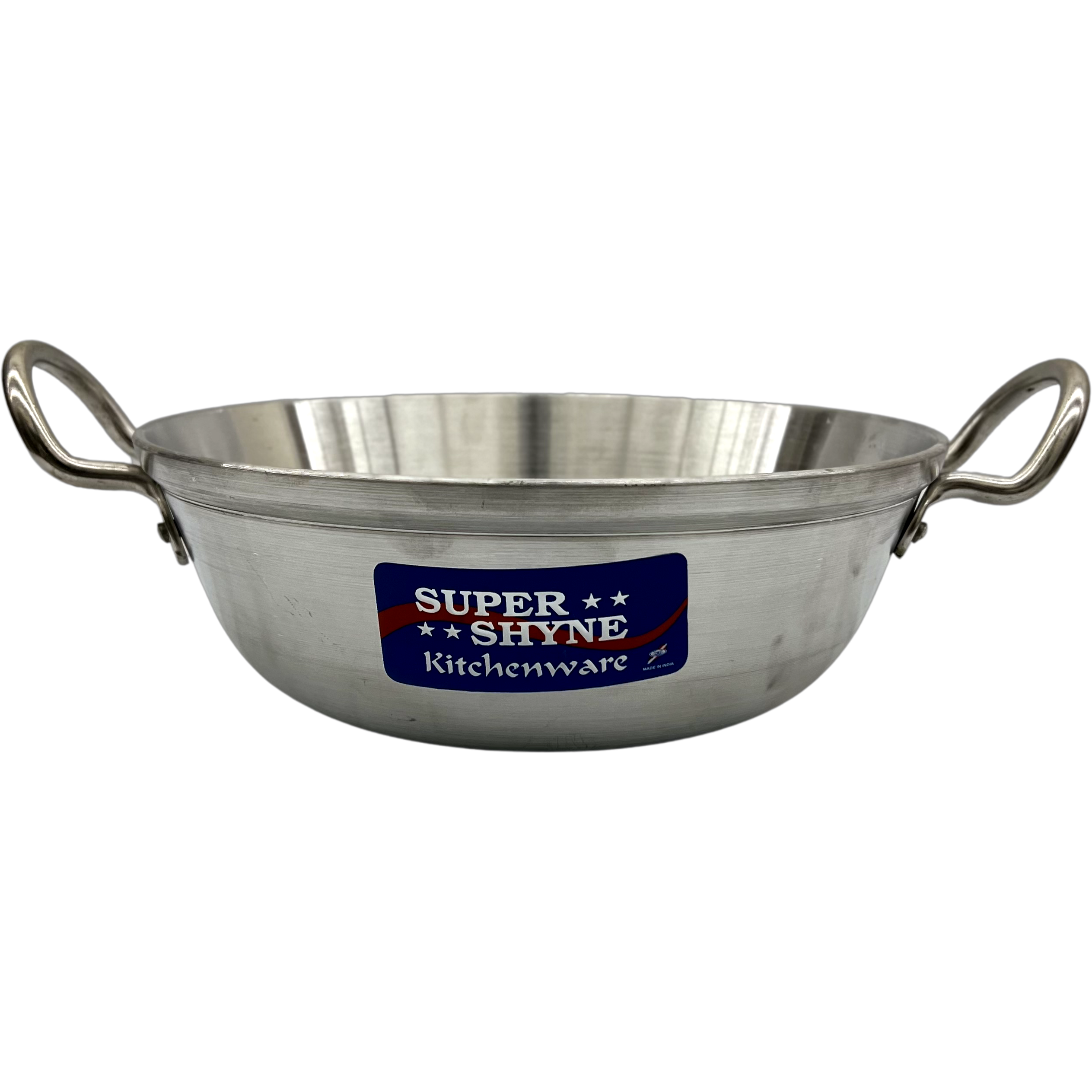 Super Shyne Aluminium Karahi No Lid - 8 Inch