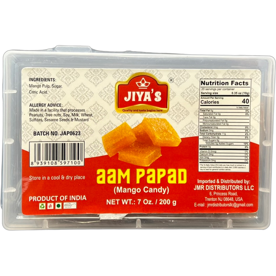 Jiya's Aam Papad Candy - 200 Gm (7 Oz)