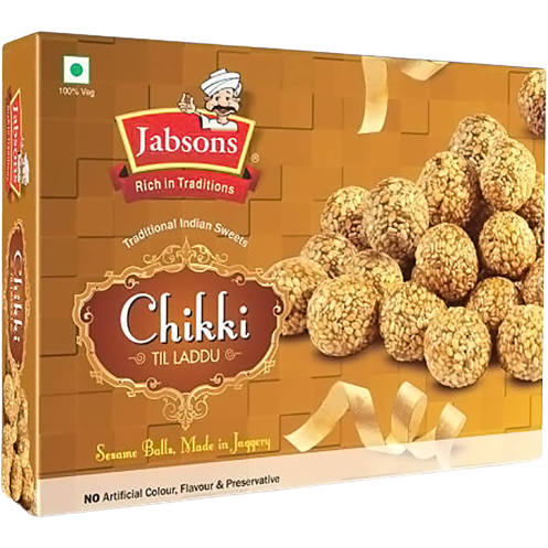 Jabsons Chikki Til Laddu - 400 Gm (14 Oz)